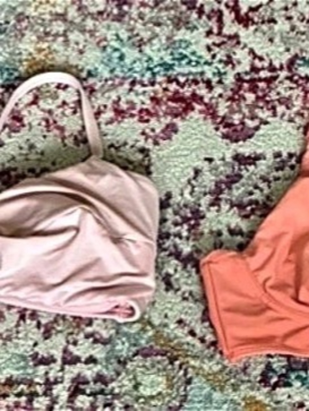 Well worn Pink Bikini Tops (sold separately)